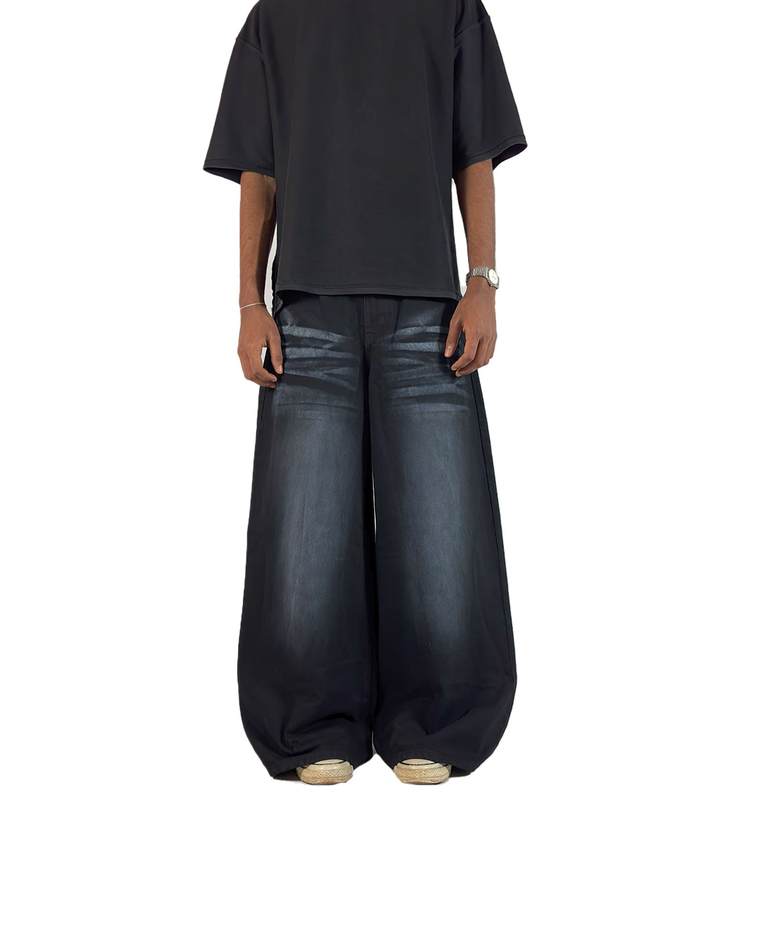 soorploom TIPPI pinfore（black denim) Soor Ploom Tippi Pinafore Black Denim